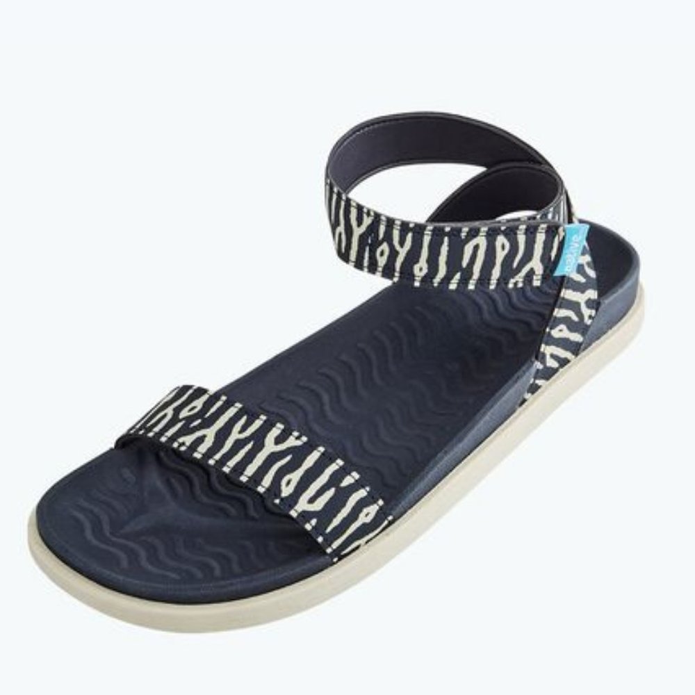 NATIVE Printed Ankle Strap Sandals